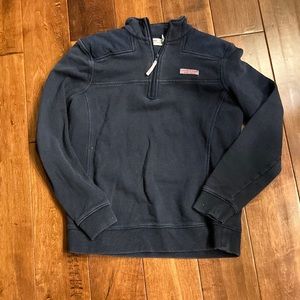 Vineyard vines 3/4 zip pullover size s girls